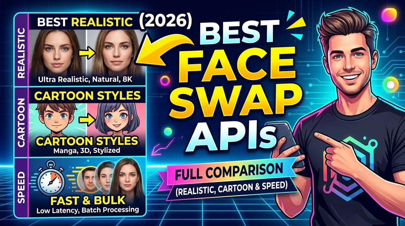 Best face swap APIs in 2026 — comparison of realistic, cartoon, and speed models